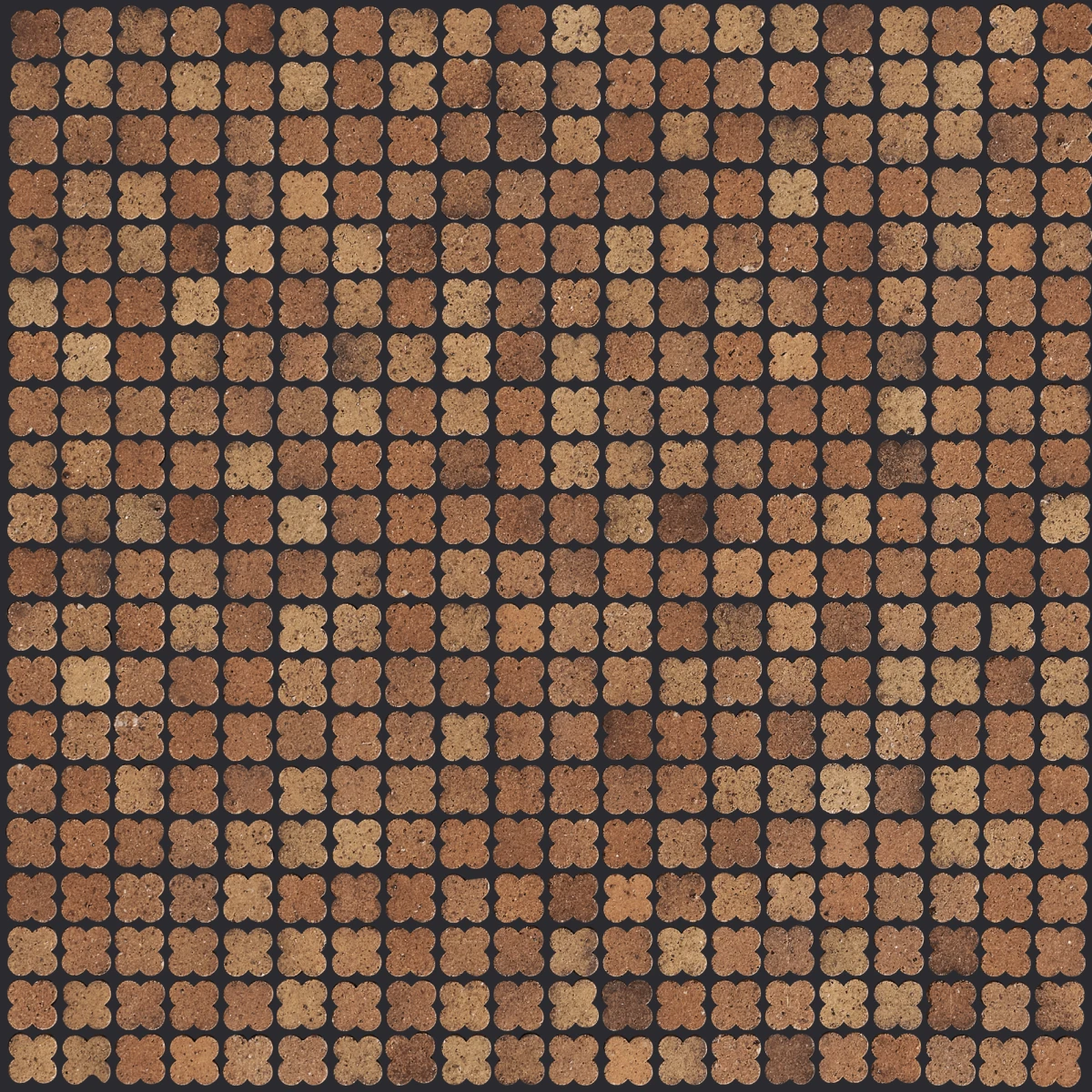 Floral Fired Brick